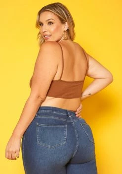 Plus Size Ribbed Cut Out Bodysuit -Asoph Sales Shop 2018695 106 4