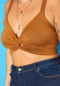 Plus Size Twist Hem Cami Crop Top 9 Plus Size Twist Hem Cami Crop Top -Asoph Sales Shop 2018764 190 4