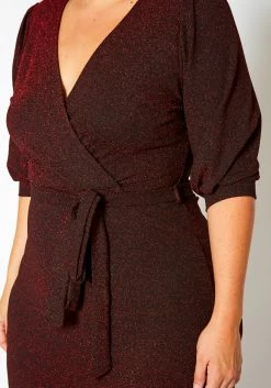 Plus Size Nude Shimmer Midi Dress -Asoph Sales Shop 2018812 001 4