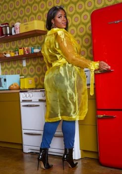 Plus Size Sheer Lined Trench Jacket -Asoph Sales Shop 2018866 105 3