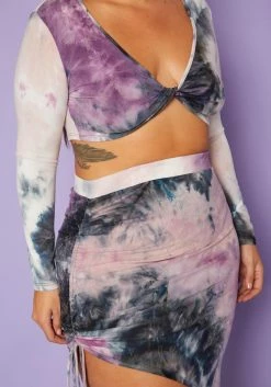 [Special Price] Plus Size Multi Print Crop Top & Skirt Set -Asoph Sales Shop 2018906 145 4