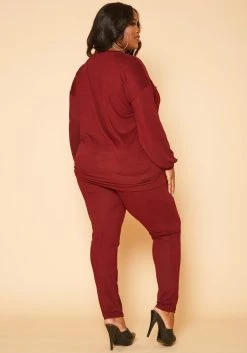 Plus Size Favorite Lounge Two Piece Set -Asoph Sales Shop 2019107 111 3