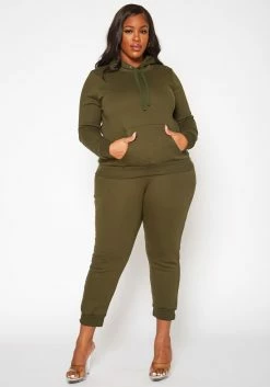 Plus Size Basic Drawstring Jogger Pants -Asoph Sales Shop 2019251 125 0