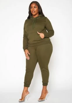 Plus Size Basic Drawstring Jogger Pants -Asoph Sales Shop 2019251 125 3