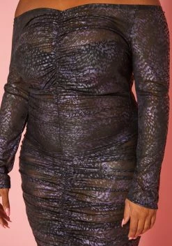 Plus Size Leopard Print Mesh Bodycon Dress 9 Plus Size Leopard Print Mesh Bodycon Dress -Asoph Sales Shop 2019252 145 4