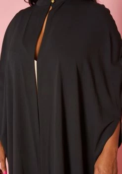 Plus Size Open Front Maxi Blouse & Pants Set -Asoph Sales Shop 2019328 001 4