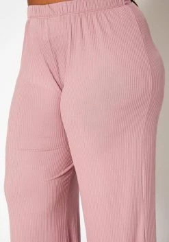 Plus Size Ribbed Knit Long Sleeve Top & Pants Set 10 Plus Size Ribbed Knit Long Sleeve Top & Pants Set -Asoph Sales Shop 2019368 104 4