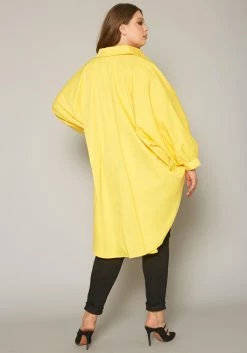 Plus Size Collar Neck High Low Shirt 6 Plus Size Collar Neck High Low Shirt -Asoph Sales Shop 2019858 001 3