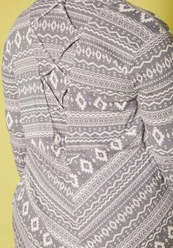 Plus Size Aztec Pattern Open Front Cardigan -Asoph Sales Shop 2019865 001 4