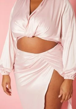 Plus Size Romantic Satin Two Piece Set 9 Plus Size Romantic Satin Two Piece Set -Asoph Sales Shop 2019876 001 4