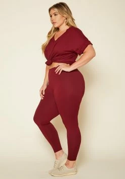 Plus Size Casual Lounge Two Piece Set -Asoph Sales Shop 2019907 004 4