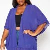 Plus Size Open Front Duster Cardigan