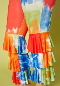 Plus Size Tie Dye Tiered Flare Jumpsuit -Asoph Sales Shop 2019961 001 3