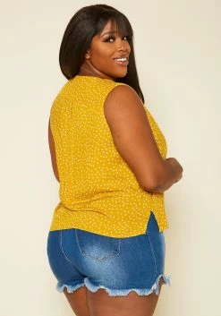 Plus Size Polka Dot Top -Asoph Sales Shop 2019978 004 4