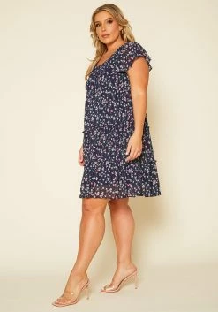 Plus Size Tiered Floral Dress -Asoph Sales Shop 2019991 001 3