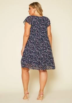 Plus Size Tiered Floral Dress -Asoph Sales Shop 2019991 001 4