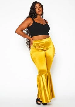 Plus Size High Waist Bell Flare Pants -Asoph Sales Shop 2020019 003 2
