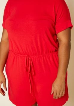Plus Size Basic Lounge Romper -Asoph Sales Shop 2020178 003 5