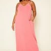 Asoph Plus Size Everyday Basic Cami Maxi Dress