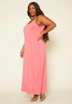 Asoph Plus Size Everyday Basic Cami Maxi Dress -Asoph Sales Shop 2020227 105 3