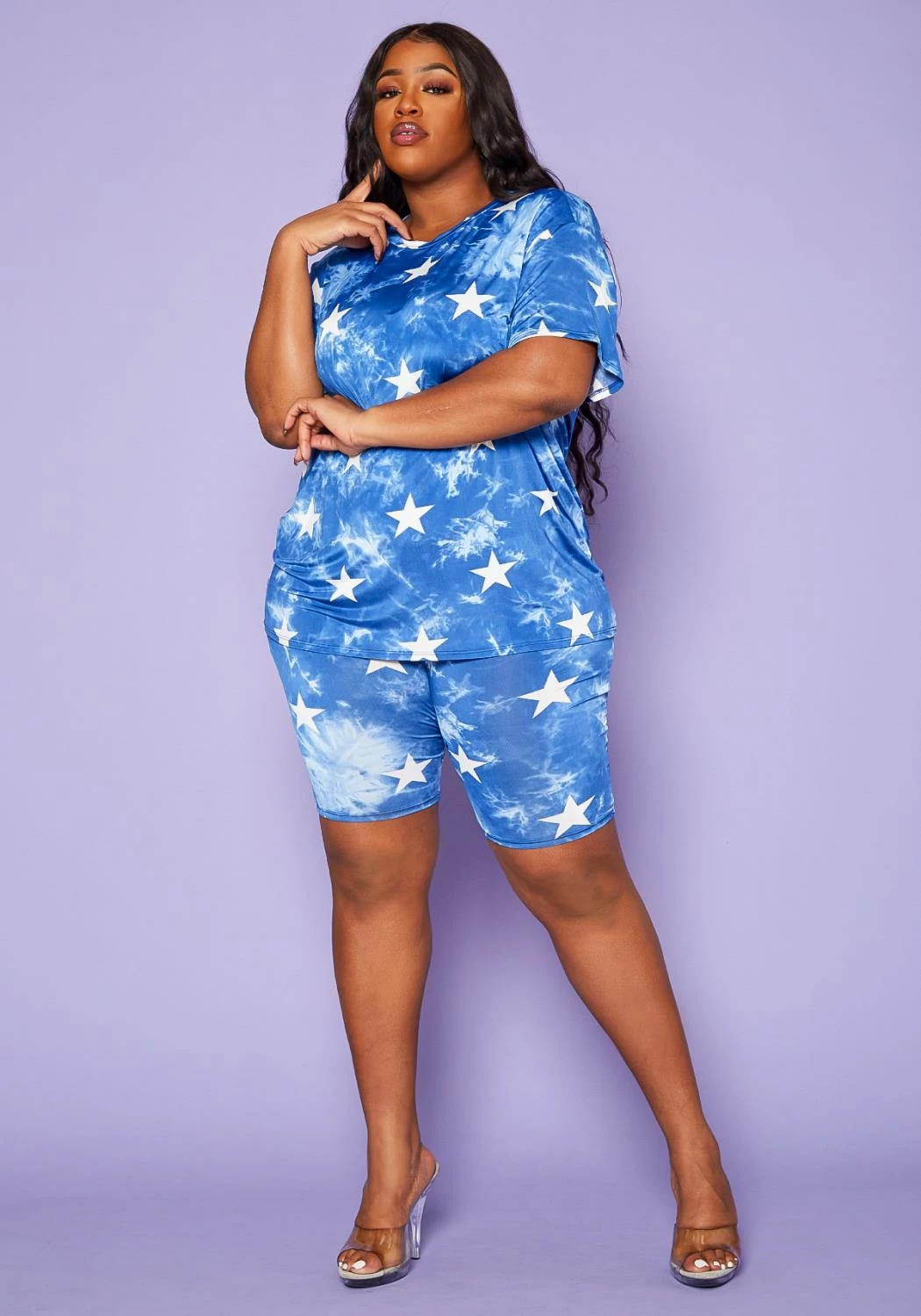 Plus Size All Of The Stars Matching Set 1 Plus Size All Of The Stars Matching Set