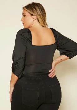Plus Size Square Neck Top -Asoph Sales Shop 2020319 001 4