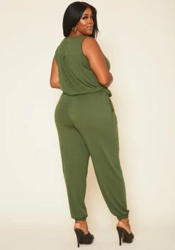 Plus Size Lounge Sleeveless Jumpsuit -Asoph Sales Shop 2020363 008 3