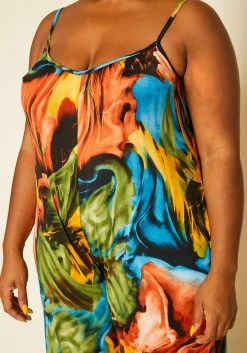 Plus Size Swirl Print Tank Jumpsuit -Asoph Sales Shop 2020367 001 5