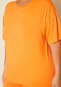 Plus Size T-Shirt & Biker Shorts Set -Asoph Sales Shop 2020375 002 5