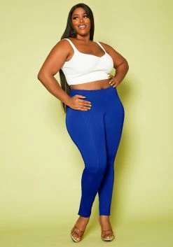 Plus Size Compression High Waist Leggings