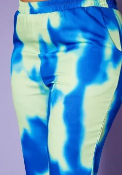 Plus Size Tie Dye Blazer & Pants Set -Asoph Sales Shop 2020457 002 7