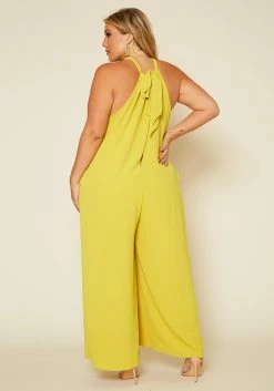 Plus Size Halter Top Jumpsuit 10 Plus Size Halter Top Jumpsuit -Asoph Sales Shop 2020475 003 5