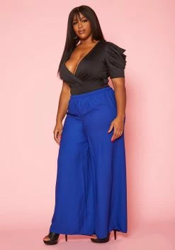 Plus Size Wide Leg Pants -Asoph Sales Shop 2020557 001 3