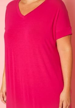 Plus Size V-Neck Slit Maxi Dress -Asoph Sales Shop 2020563 006 5