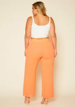 Plus Size High Waist Palazzo Pants -Asoph Sales Shop 2020610 002 4