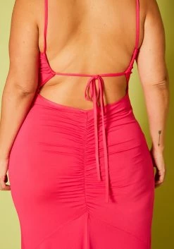 Plus Size Cami Tie-Up Maxi Dress -Asoph Sales Shop 2020617 001 5