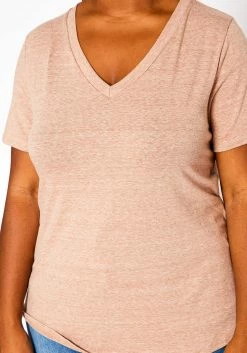 Plus Size V-Neck Basic Blouse -Asoph Sales Shop 2020630 102 4