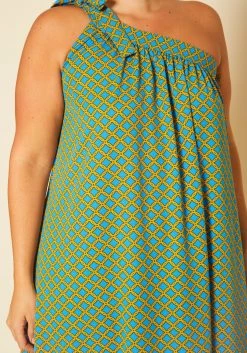 Plus Size One Shoulder Greek Maxi Dress -Asoph Sales Shop 2020710 001 4