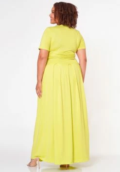 Plus Size Crop Top & Maxi Skirt Set -Asoph Sales Shop 2020732 006 5