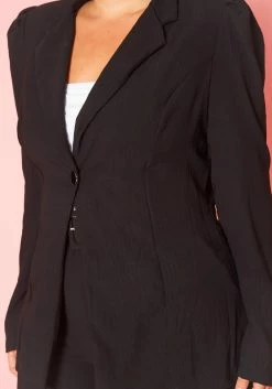 Plus Size Notch Collar Blazer & Shorts Set -Asoph Sales Shop 2020735 001 6