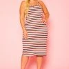 Plus Size Halter Top Lounge Midi Dress