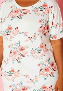 Asoph Plus Size Floral Relaxed Fit Top -Asoph Sales Shop 2020760 003 5
