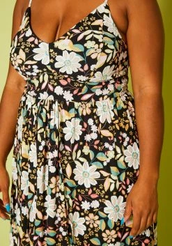 Plus Size Floral High-Low Tank Dress -Asoph Sales Shop 2020787 001 6