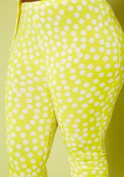 Plus Size Polka Dot Print Sleek Top And Leggings Set -Asoph Sales Shop 2020806 001 6