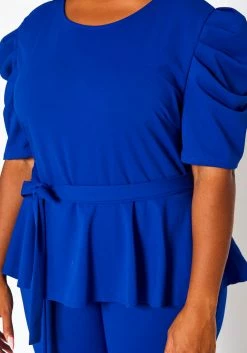 Plus Size Peplum Style Trendy Romper -Asoph Sales Shop 2020953 004 6