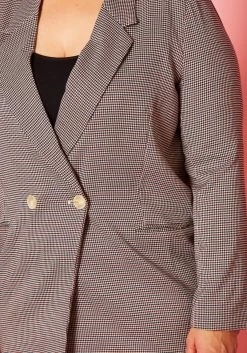 Plus Size Double Breasted Blazer -Asoph Sales Shop 2020973 001 1