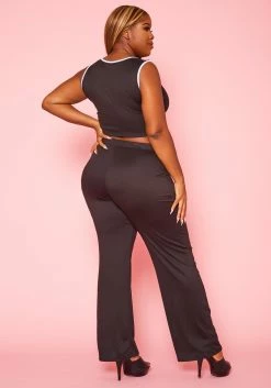 Plus Size Color Trim Three Piece Set 14 Plus Size Color Trim Three Piece Set -Asoph Sales Shop 2020987 001 1