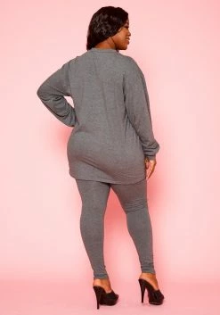 Plus Size Comfort Zone Long Sleeve And Legging Set -Asoph Sales Shop 2021124 002 3