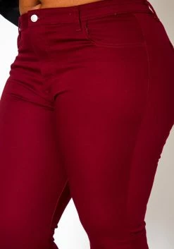 Plus Size Bell Bottom Denim Jeans -Asoph Sales Shop 2021141 002 4