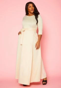 Plus Size Effortless Fit & Flare Maxi Dress -Asoph Sales Shop 2021153 006 3